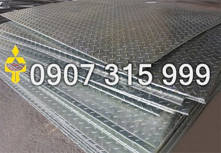 Thép gân mạ kẽm nhúng nóng chống trượt
